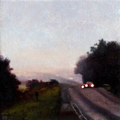 Headlights near Padbury