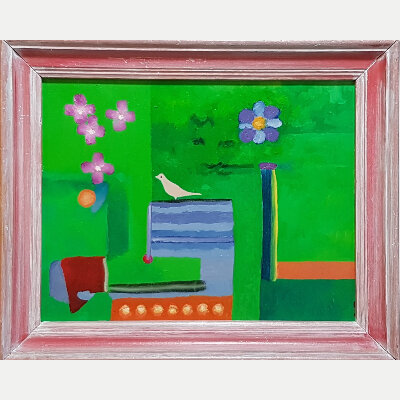Bird in a Green Bedroom
