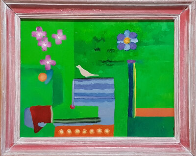 Bird in a Green Bedroom